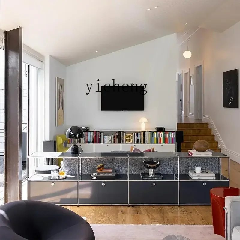 AA medieval module TV cabinet modern simple side cabinet stainless steel storage cabinet
AA medieval module TV cabinet modern simple side cabinet stainless steel storage cabinet