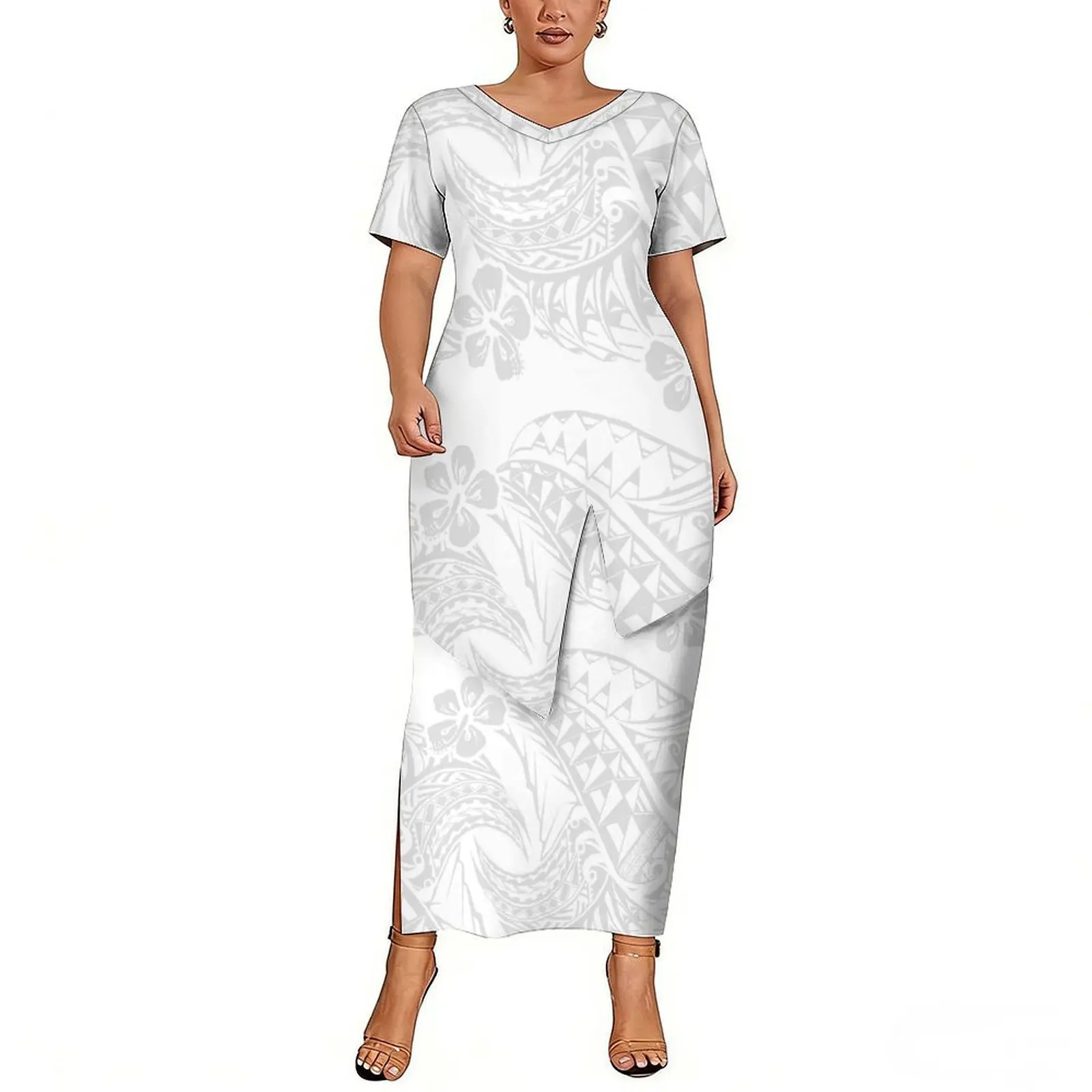 Polynesian Woman'S Puletasui Mother'S Day White Patterned Design White Sunday Samoa Custom Dress 2026
Polynesian Woman'S Puletasui Mother'S Day White Patterned Design White Sunday Samoa Custom Dress 2026