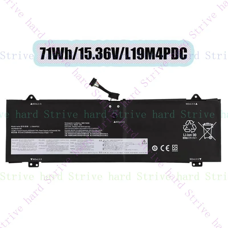 L19L4PDC L19C4PDC L19M4PDC Аккумулятор для Lenovo Ideapad Yoga 7i 7-14ITL5 7-15ITL5
L19L4PDC L19C4PDC L19M4PDC Аккумулятор для Lenovo Ideapad Yoga 7i 7-14ITL5 7-15ITL5