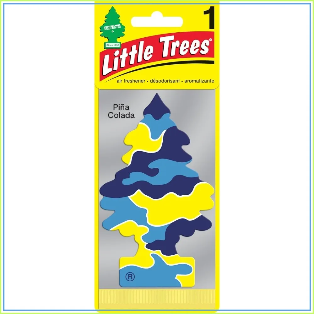 Pina Colada Scent Car Air Freshener, Hanging Paper Tree, Pack of 6 - Long Lasting Tropical Fragrance for Home or Auto
Pina Colada Scent Car Air Freshener, Hanging Paper Tree, Pack of 6 - Long Lasting Tropical Fragrance for Home or Auto