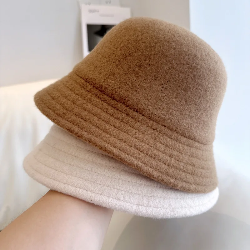 Bucket Hat Winter Women Wool Wide Brim Solid Color Warm Accessory For Cold Weather Autumn Outdoor Holiday
Bucket Hat Winter Women Wool Wide Brim Solid Color Warm Accessory For Cold Weather Autumn Outdoor Holiday