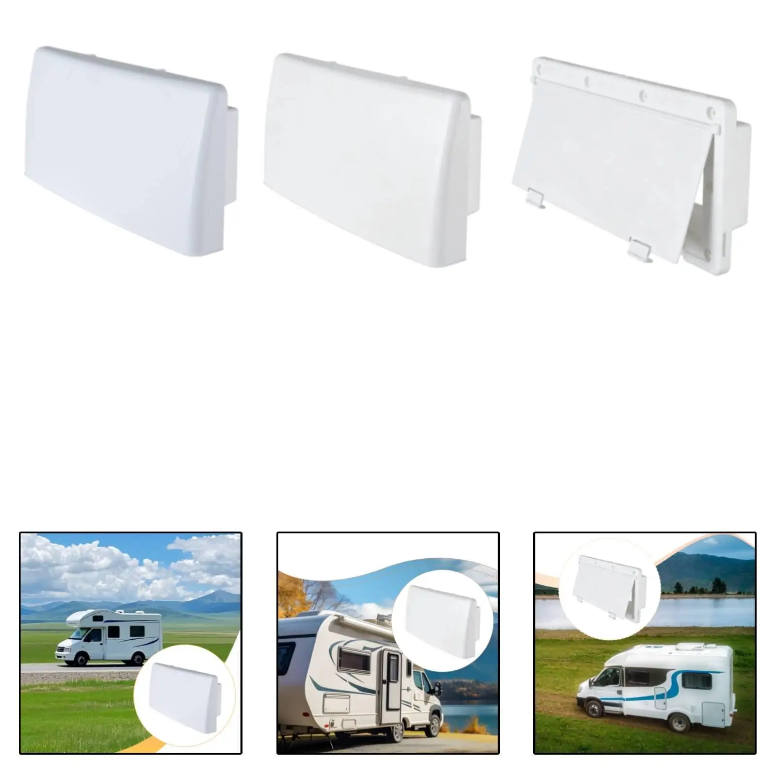 Wall Mount Exhaust Vent for RV and Trailer Rainproof Design RV Ventilation Accessory
Wall Mount Exhaust Vent for RV and Trailer Rainproof Design RV Ventilation Accessory