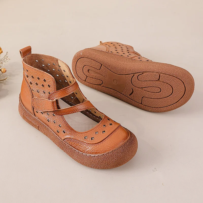 Fashion women's sandals summer new breathable and comfortable formal flat sandals hollow Mary Jane Sandals ladies 
Fashion women's sandals summer new breathable and comfortable formal flat sandals hollow Mary Jane Sandals ladies