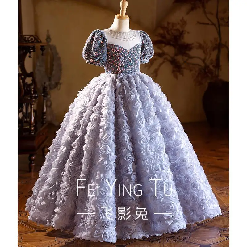 Children's Dress Luxury Niche High-end Evening Host Piano Performance Beautiful Girl Birthday Princess Dress Advanced
Children's Dress Luxury Niche High-end Evening Host Piano Performance Beautiful Girl Birthday Princess Dress Advanced
