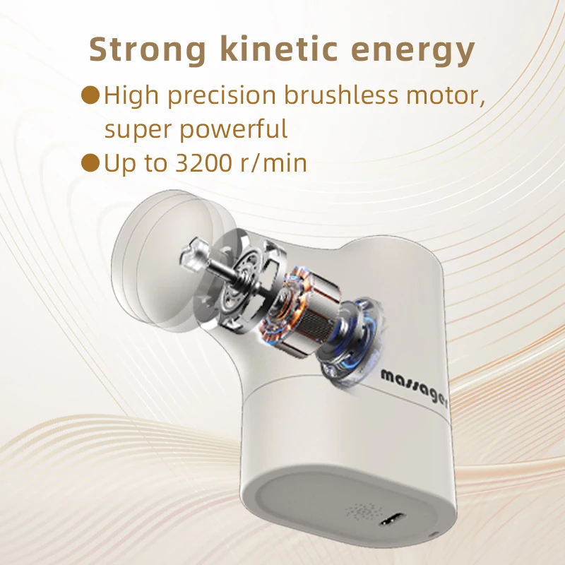 Portable Mini Massage Gun Professional Deep Tissue Impact Massager with Smart Sensor Quiet for Muscle Relief Workout Recovery
Portable Mini Massage Gun Professional Deep Tissue Impact Massager with Smart Sensor Quiet for Muscle Relief Workout Recovery