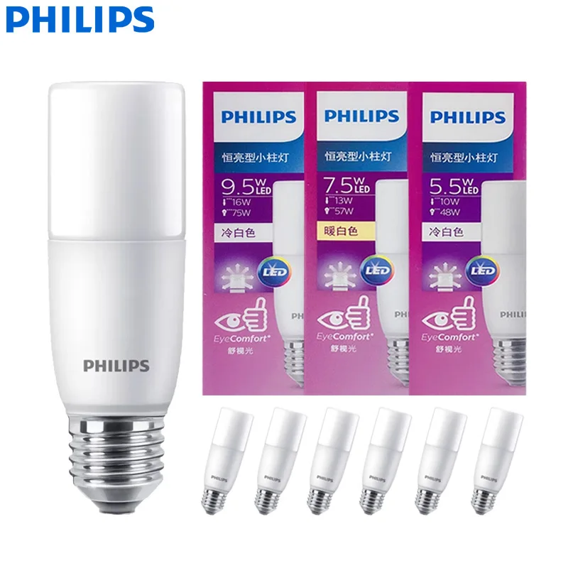 Philips LED Stick E27 Bulbs MyCare 5.5W 7.5W 9.5W 220V-240V Downlight 4000K 6500K White EyeComfort Indoor Light Original
Philips LED Stick E27 Bulbs MyCare 5.5W 7.5W 9.5W 220V-240V Downlight 4000K 6500K White EyeComfort Indoor Light Original