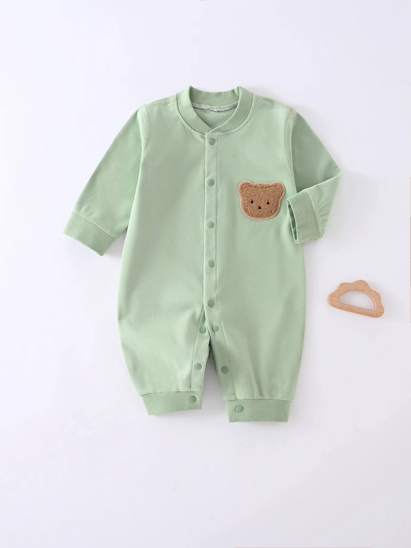 Baby Long Sleeve Onesie Boys Girls Cute Three-dimensional Bear Head Pattern Onesie Newborn Soft And Comfortable Onesie
Baby Long Sleeve Onesie Boys Girls Cute Three-dimensional Bear Head Pattern Onesie Newborn Soft And Comfortable Onesie