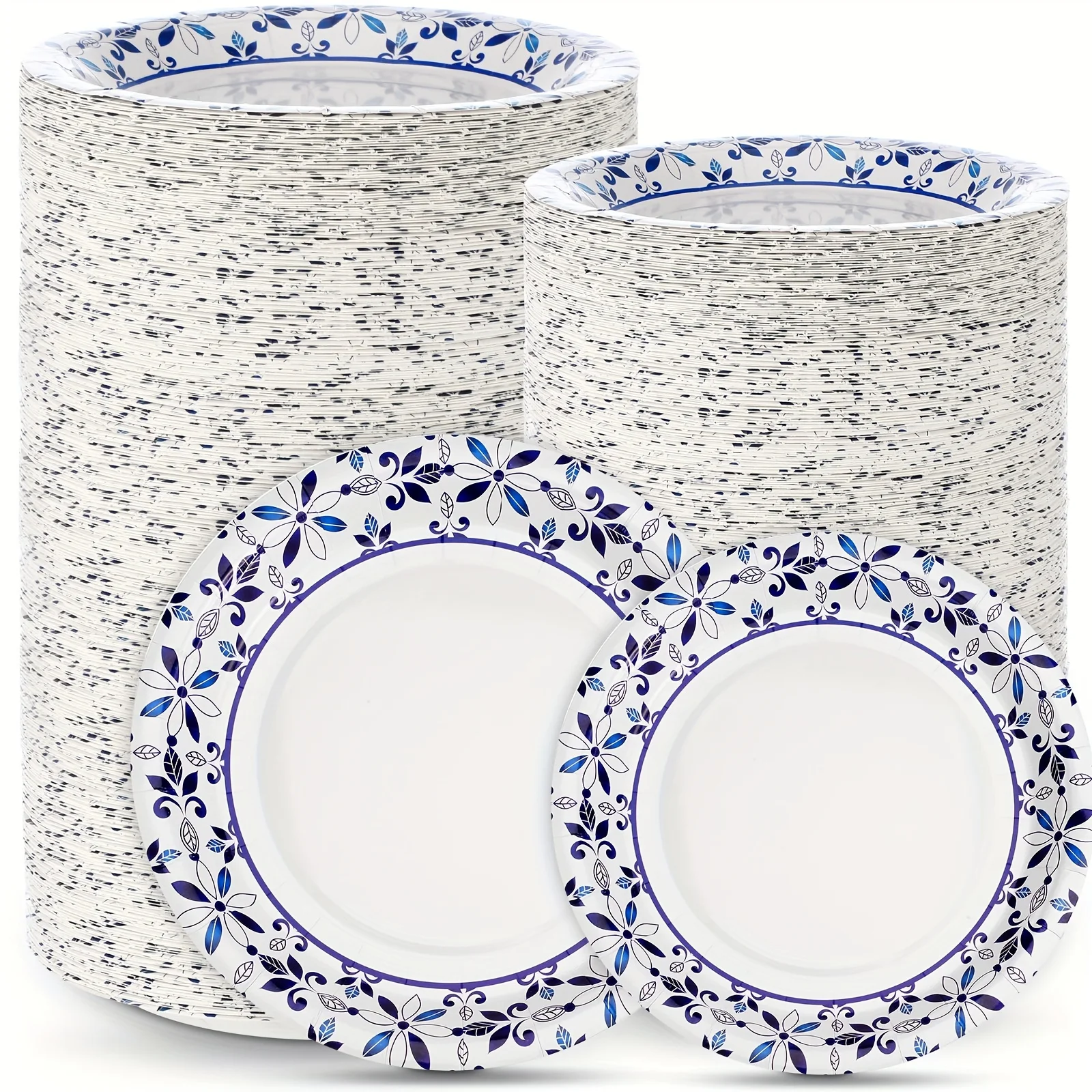 300 Paper Plates Including 150pcs 9 Inch Heavy Duty Printed Disposable Plates And 150pcs 7 Inch Soak Proof Disposable Paper
300 Paper Plates Including 150pcs 9 Inch Heavy Duty Printed Disposable Plates And 150pcs 7 Inch Soak Proof Disposable Paper