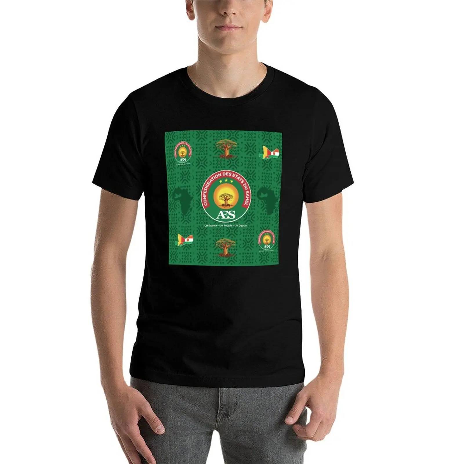 Confederation of Sahel States – AES T-Shirt man t shirt designer man t shirt heavy cotton T-Shirt
Confederation of Sahel States – AES T-Shirt man t shirt designer man t shirt heavy cotton T-Shirt