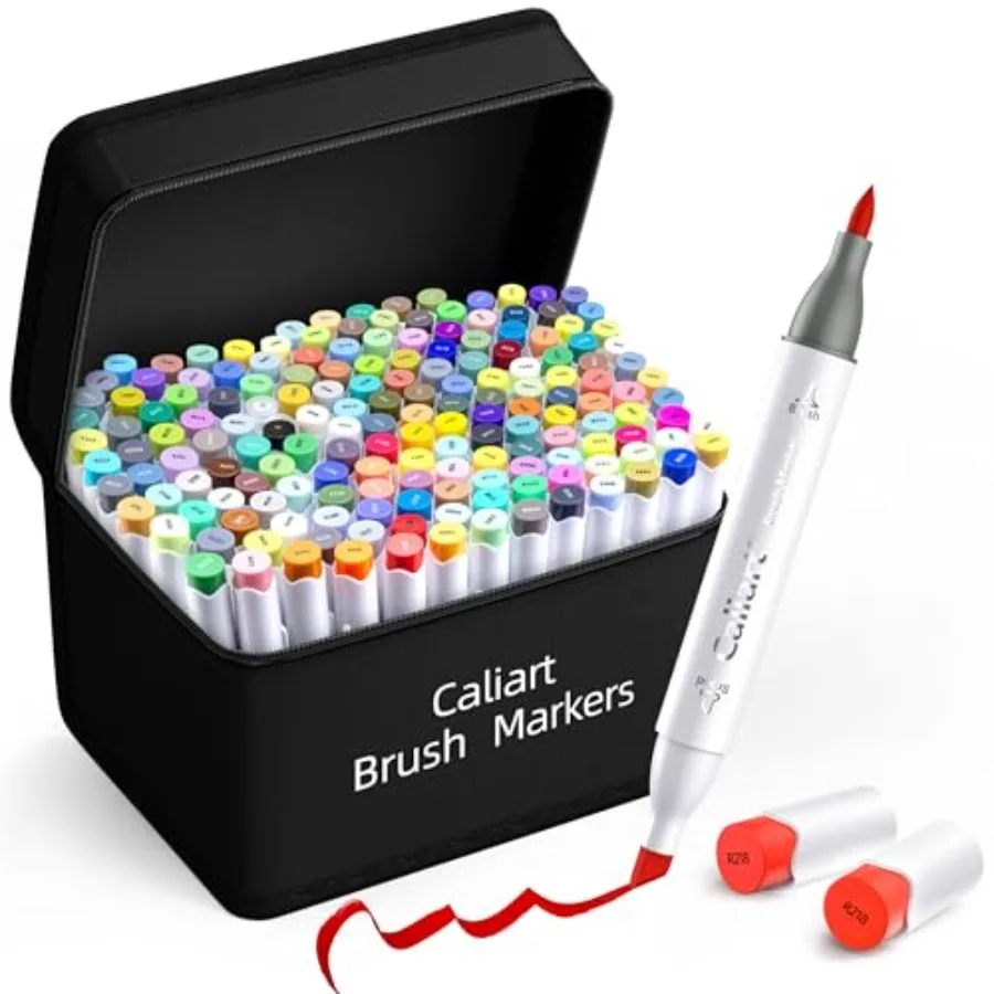 168 Colors Alcohol Markers Brush Tip and Chisel Dual Tip Art Markers Set for Adults Coloring Book Artists Sketch Illustration w
168 Colors Alcohol Markers Brush Tip and Chisel Dual Tip Art Markers Set for Adults Coloring Book Artists Sketch Illustration w