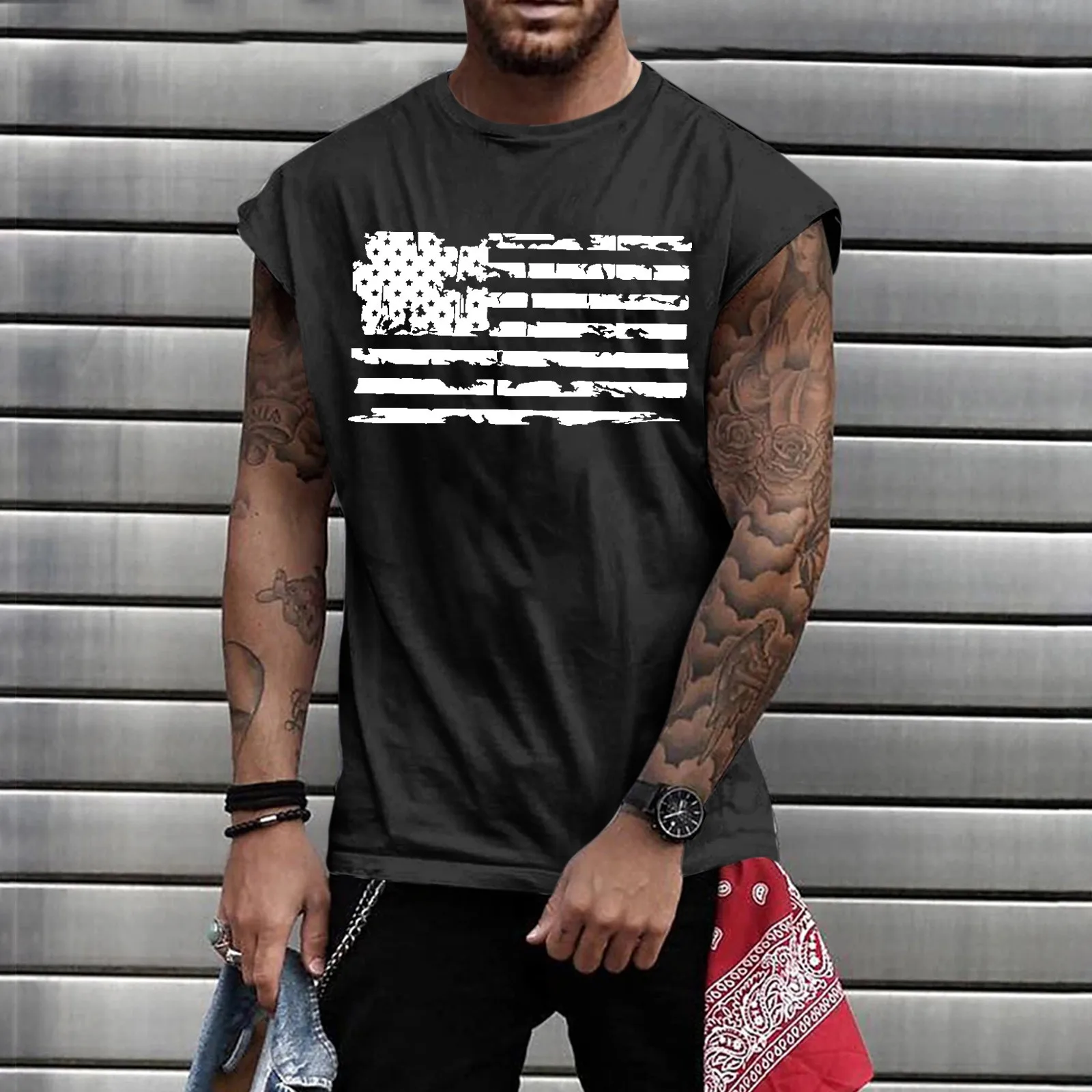 Summer Sleeveless Shirt Men Solid Color Printed Sweat-Absorbing Breathable Shoulder Expanding Sleeveless Vest Ropa Gym Hombre
Summer Sleeveless Shirt Men Solid Color Printed Sweat-Absorbing Breathable Shoulder Expanding Sleeveless Vest Ropa Gym Hombre