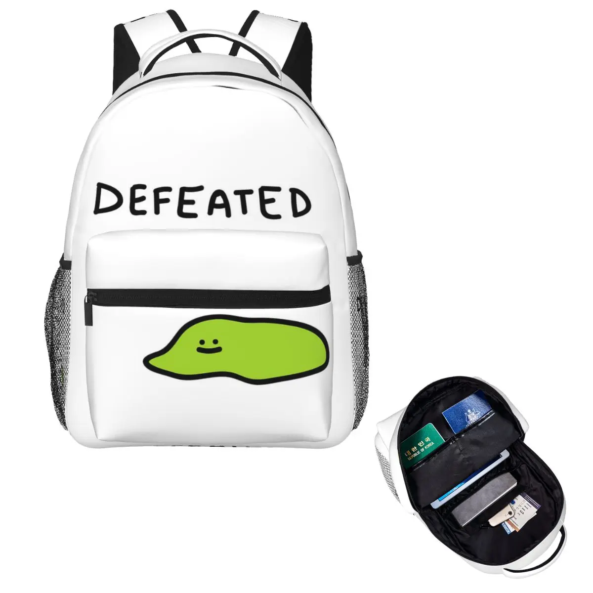 Defeated Student Backpack School Bag Hiking Travel Daypack for Men Women Fashion Bookbag Shoulder Bags
Defeated Student Backpack School Bag Hiking Travel Daypack for Men Women Fashion Bookbag Shoulder Bags