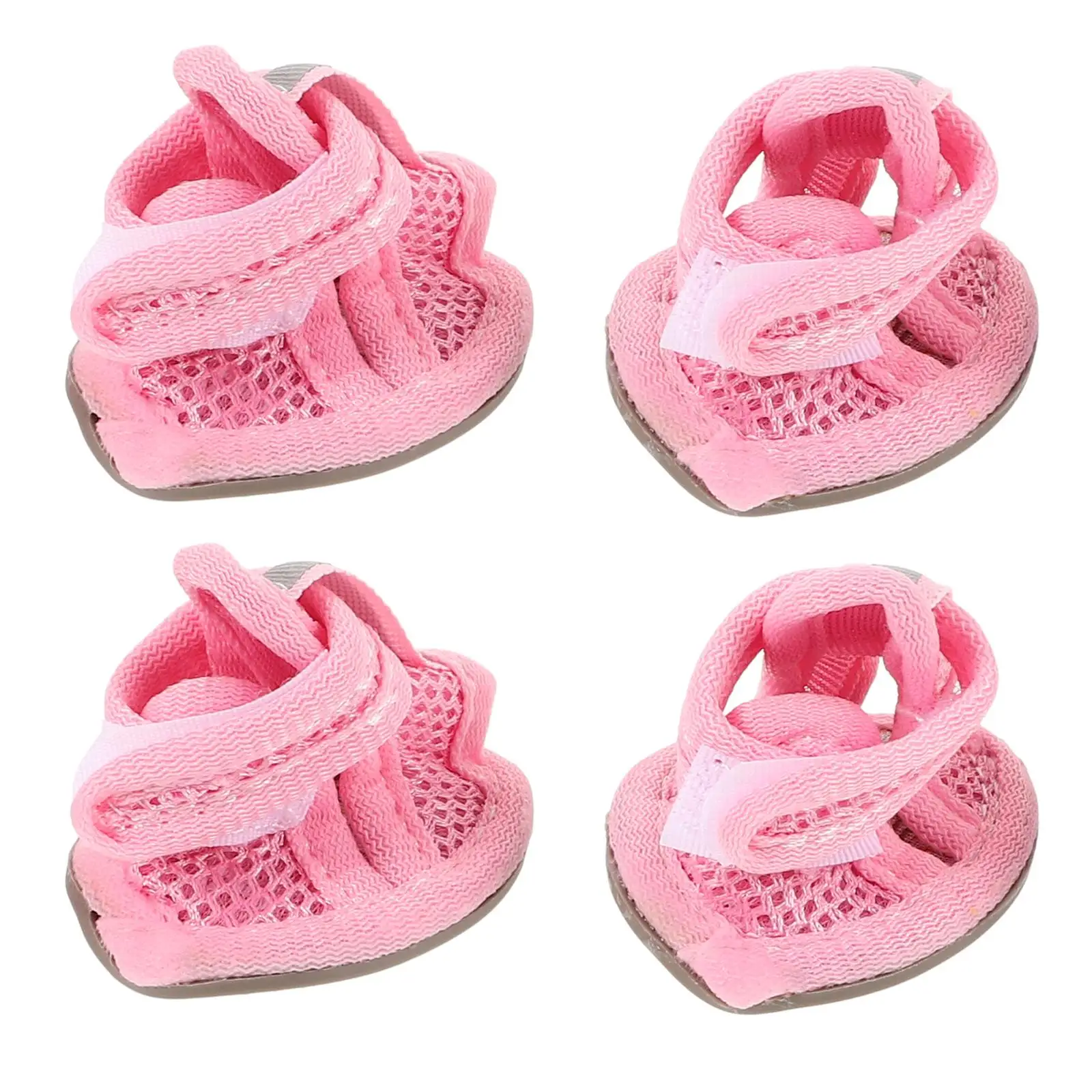 4 Pcs Pet Dog Shoes Cooling Mesh Breathable Summer Sandals for Hot Pavement Deck Beach Small Medium Large Pink Black Chihuahua
4 Pcs Pet Dog Shoes Cooling Mesh Breathable Summer Sandals for Hot Pavement Deck Beach Small Medium Large Pink Black Chihuahua