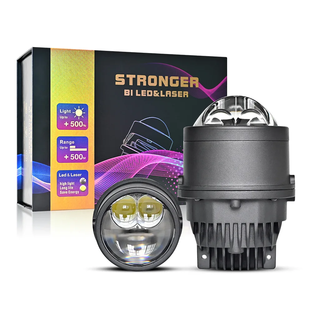 3 Inch 140W Car LED Fog Light Bi Beam Projector Lens, Dual Direct Laser Headlight Effect, High Power Waterproof LED Lens Upgrade
3 Inch 140W Car LED Fog Light Bi Beam Projector Lens, Dual Direct Laser Headlight Effect, High Power Waterproof LED Lens Upgrade