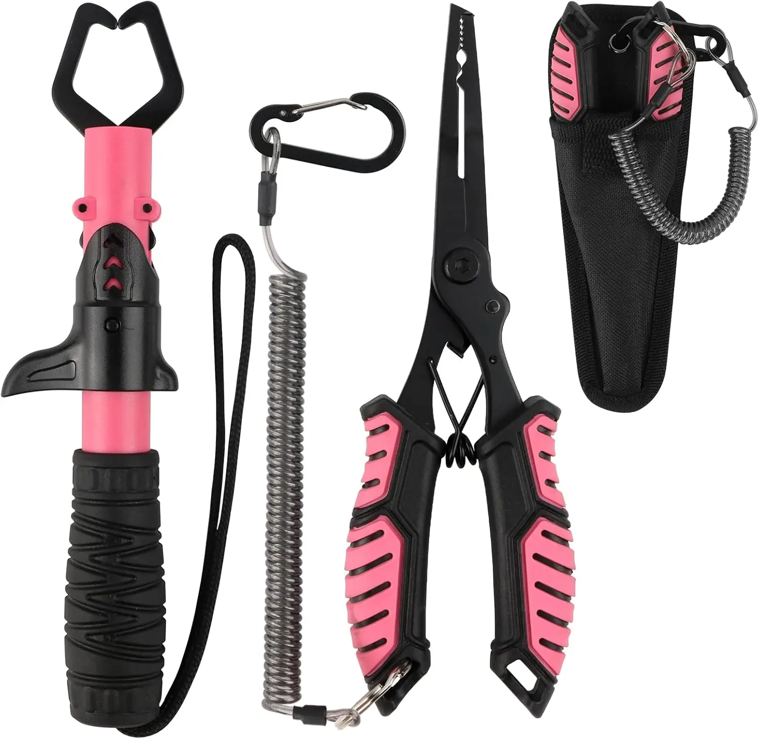 mouhike Fishing Pliers Fish Lip Gripper Fishing Tool Kit Muti-Function Saltwater Fishing Line Cutter Hook Remover with Sheath Lanyard, Fly Ice Fishing Gear Fishing Gifts for Men Women
mouhike Fishing Pliers Fish Lip Gripper Fishing Tool Kit Muti-Function Saltwater Fishing Line Cutter Hook Remover with Sheath Lanyard, Fly Ice Fishing Gear Fishing Gifts for Men Women