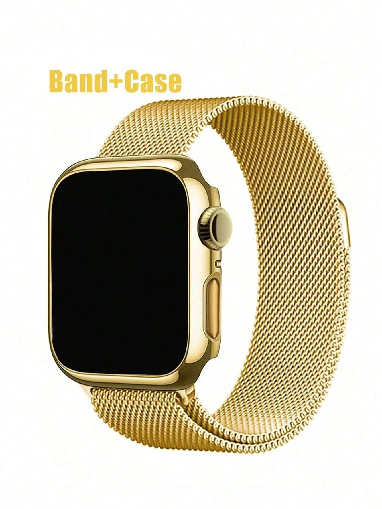 2-In-1 Stainless Steel Magnetic Watch Band + Hollow Hard PC Protective Case Compatible With Apple Watch Ultra/11/10/9/8/7/6/SE 40/41/42/44/45/46/49mm For Men And Women, Shock-Proof And Scratch-Resistant Protective Cover
2-In-1 Stainless Steel Magnetic Watch Band + Hollow Hard PC Protective Case Compatible With Apple Watch Ultra/11/10/9/8/7/6/SE 40/41/42/44/45/46/49mm For Men And Women, Shock-Proof And Scratch-Resistant Protective Cover