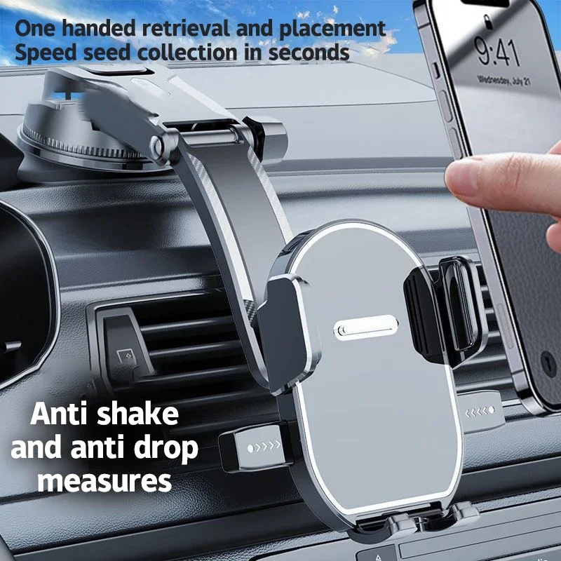 Sucker Car Phone Holder Suction Cup Mount, Strong Vacuum Hold, for iPhone/Xiaomi/Huawei All Phones, 360° Rotation Easy Install
Sucker Car Phone Holder Suction Cup Mount, Strong Vacuum Hold, for iPhone/Xiaomi/Huawei All Phones, 360° Rotation Easy Install