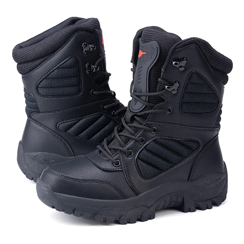 Men's professional tactical boots four seasons new high-top non-slip outdoor training boots jungle cross-country hiking boots
Men's professional tactical boots four seasons new high-top non-slip outdoor training boots jungle cross-country hiking boots