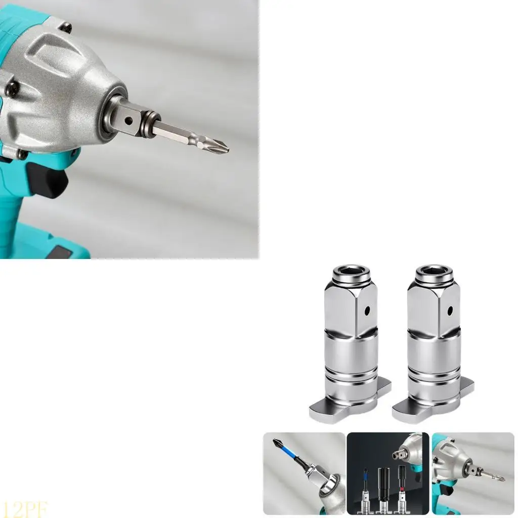 12PF 2pcs Practical Wrench Adapter Electric Impact Driver Converter for Electric Impact Driver and Electric Spanner Drills
12PF 2pcs Practical Wrench Adapter Electric Impact Driver Converter for Electric Impact Driver and Electric Spanner Drills