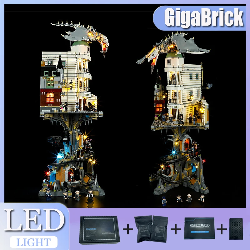 Комплект светодиодных фонарей «сделай сам» для LEGO 76417, банка волшебников Gringotts (только светодиодный светильник, без модели блоков)
Комплект светодиодных фонарей «сделай сам» для LEGO 76417, банка волшебников Gringotts (только светодиодный светильник, без модели блоков)
