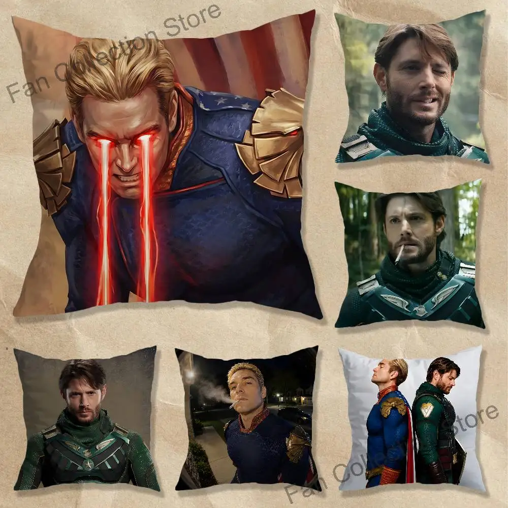 Homelander and Soldier Boy Pillow Case Square Double-Sided Printing Short Plush Sofa Cushion Cover Bedroom Office Sofa Gifes
Homelander and Soldier Boy Pillow Case Square Double-Sided Printing Short Plush Sofa Cushion Cover Bedroom Office Sofa Gifes