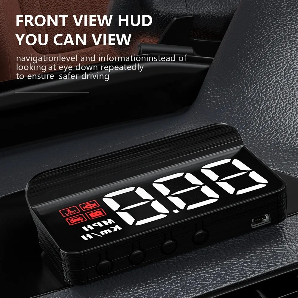 Head up display OBD2 driving computer speed measurement projector OBD2 car board computer fuel mileage alarm car accessories
Head up display OBD2 driving computer speed measurement projector OBD2 car board computer fuel mileage alarm car accessories