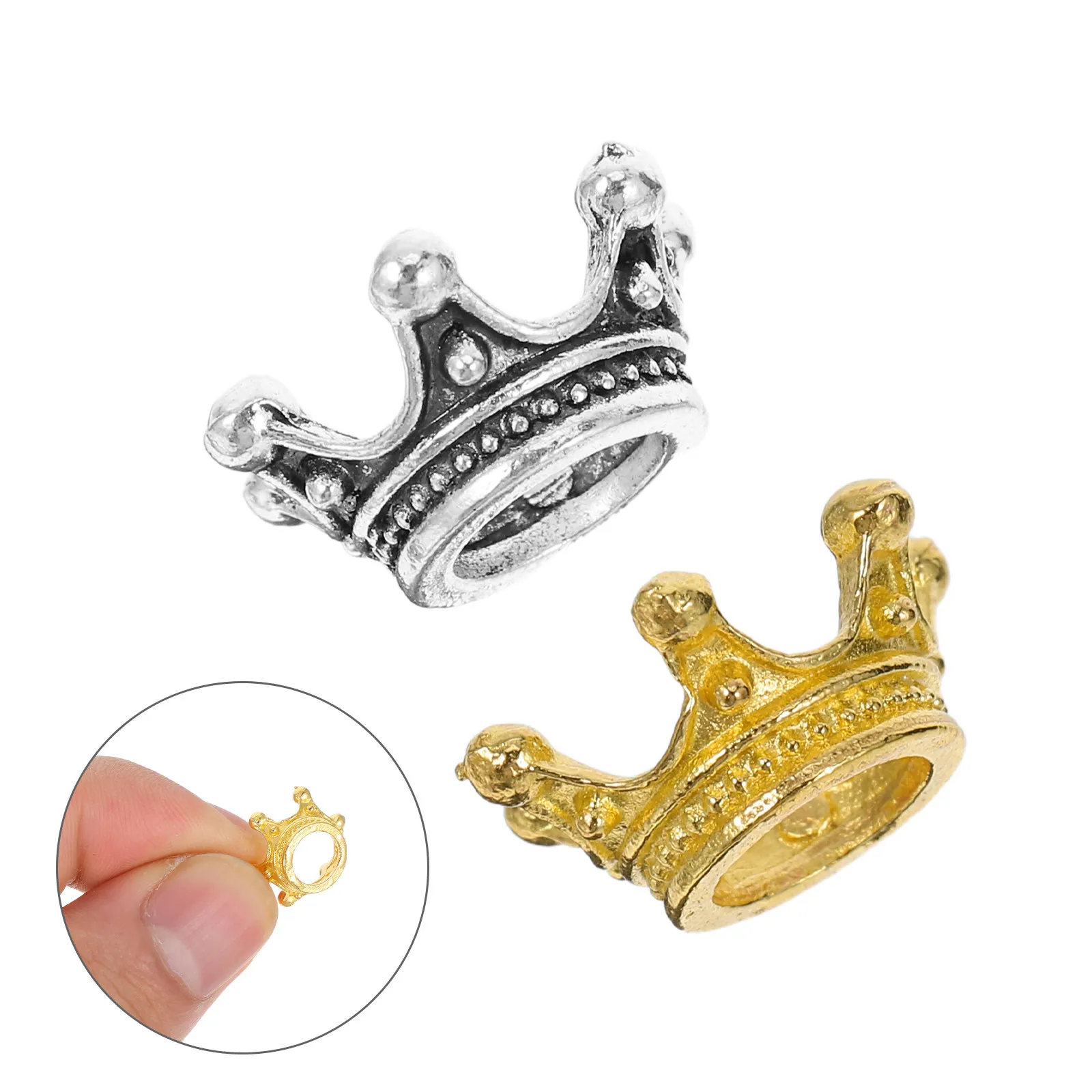 100Pcs Crown Charms Zinc Alloy Mini Pendant Beads Elegant Retro Jewelry Making Supplies for DIY Necklace Bracelet Crafts
100Pcs Crown Charms Zinc Alloy Mini Pendant Beads Elegant Retro Jewelry Making Supplies for DIY Necklace Bracelet Crafts