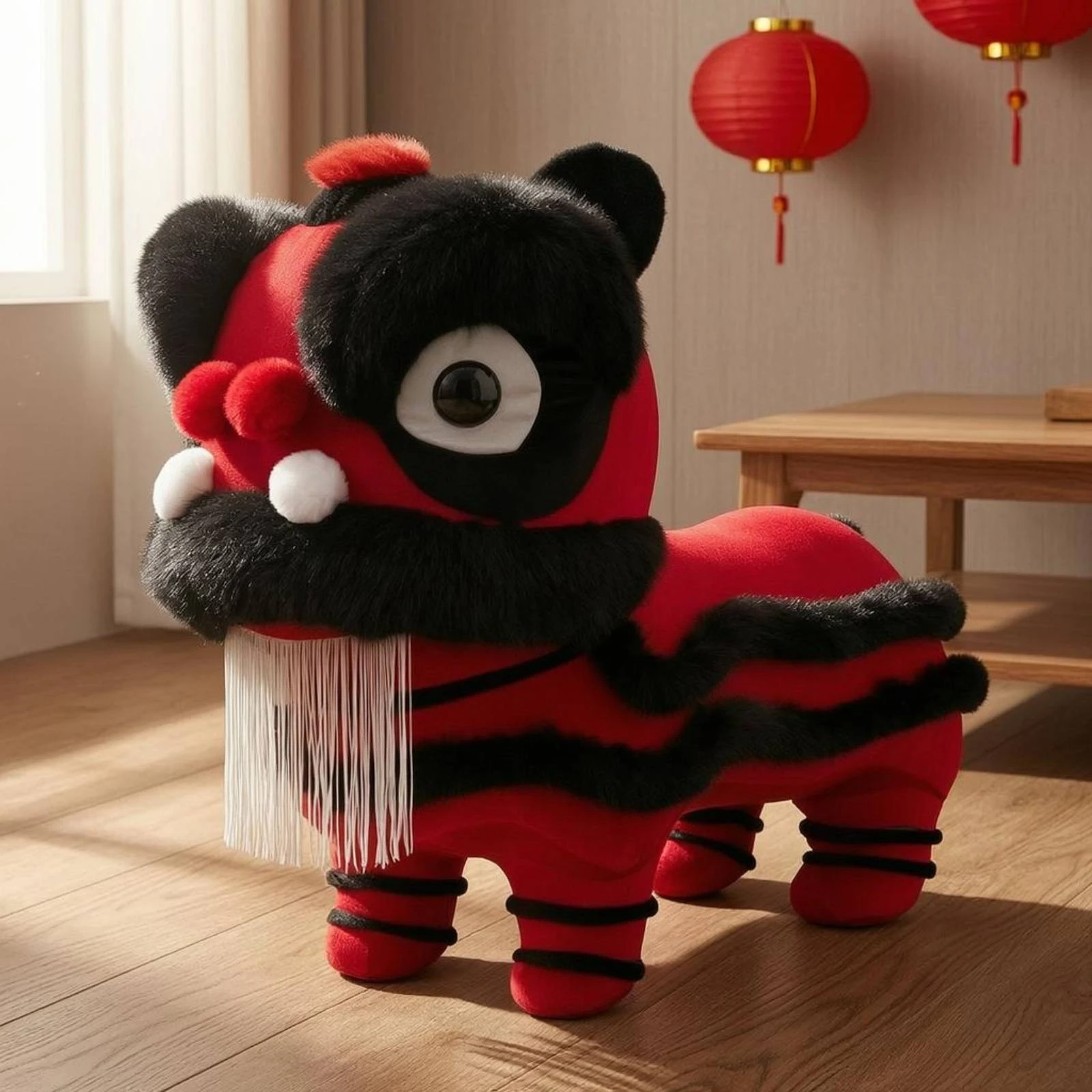 Lion Dance Stool Furry Soft-Fabric Lion Stool Kids Furniture Soft Rounded Head for Home Display
Lion Dance Stool Furry Soft-Fabric Lion Stool Kids Furniture Soft Rounded Head for Home Display