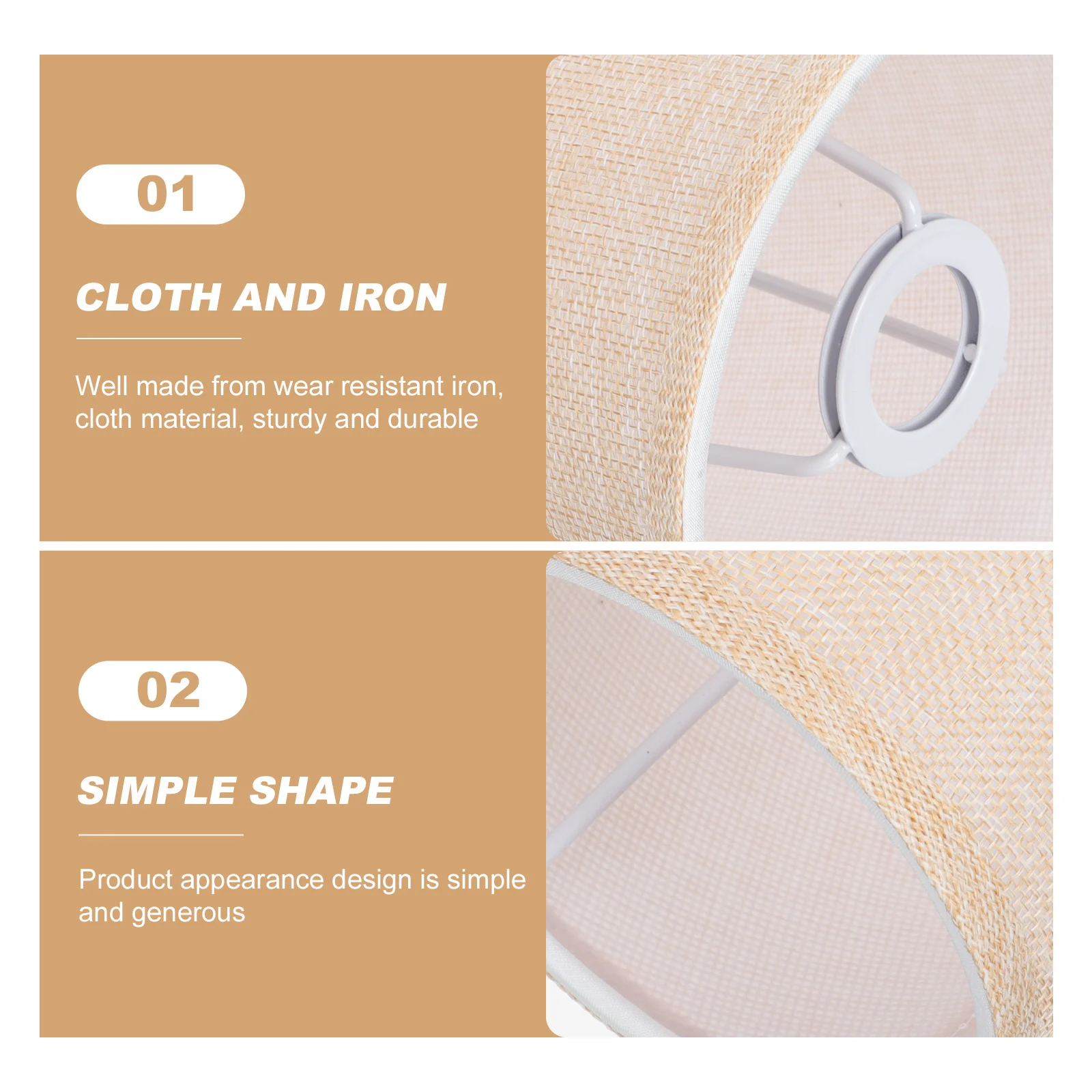 Simple Cloth Art Light Shade Strong Iron Frame Fabric Lamp Cover for Pendant Chandelier Ceiling Lamp Decorative Household
Simple Cloth Art Light Shade Strong Iron Frame Fabric Lamp Cover for Pendant Chandelier Ceiling Lamp Decorative Household