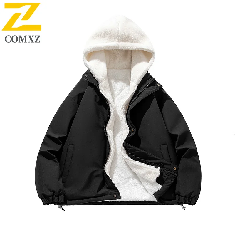 Men Bread Jacket Winter Windproof Fleece Lined Hooded Outdoor Parker Coat Hiking Travel Skiing Warm Coldproof Cotton Padded Coat
Men Bread Jacket Winter Windproof Fleece Lined Hooded Outdoor Parker Coat Hiking Travel Skiing Warm Coldproof Cotton Padded Coat