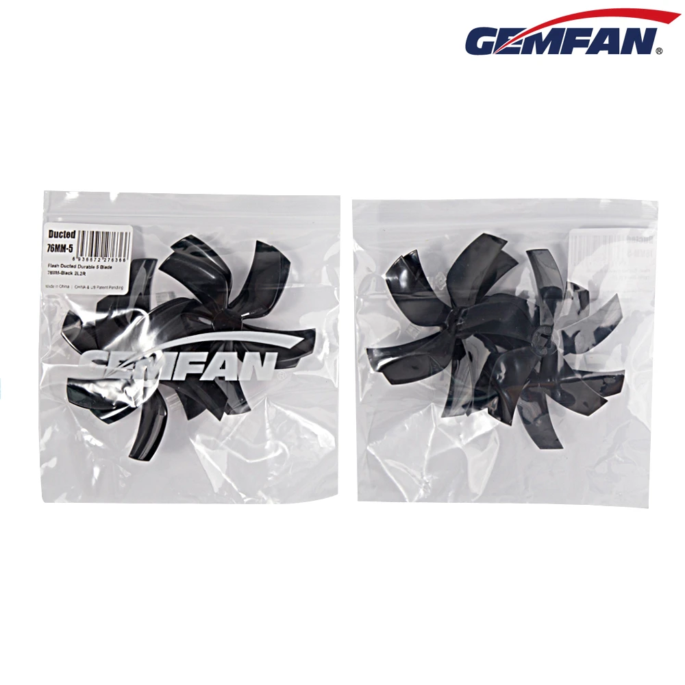 GEMFAN D76 Ducted 76mm 3inch 5-Blade Propeller for RC 3inch Cinewhoop Duct Drone FPV Racing Freestyle
GEMFAN D76 Ducted 76mm 3inch 5-Blade Propeller for RC 3inch Cinewhoop Duct Drone FPV Racing Freestyle