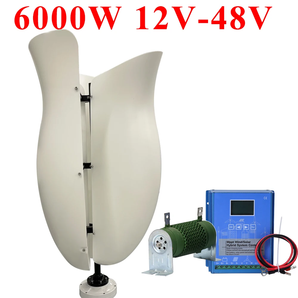 Cadinor High-Power Low-Speed Vertical Axis Wind Turbine Off-grid Connection Free Wind Controller for Home Use
Cadinor High-Power Low-Speed Vertical Axis Wind Turbine Off-grid Connection Free Wind Controller for Home Use
