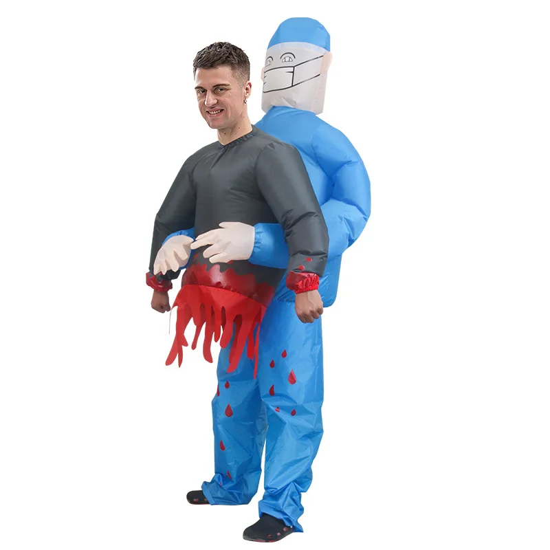Adult Bloody Doctor Inflatable Costume Halloween Cosplay Anime Air Blow Dress up Suit Scary Festival Atmosphere Stage Clothes
Adult Bloody Doctor Inflatable Costume Halloween Cosplay Anime Air Blow Dress up Suit Scary Festival Atmosphere Stage Clothes