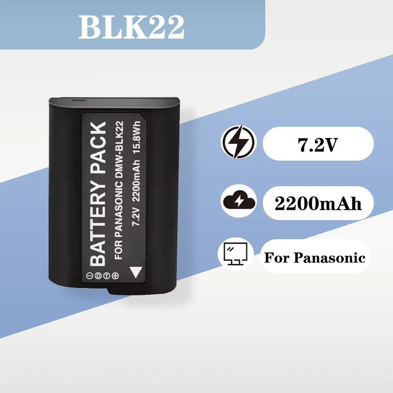 DMW BLK22 Battery Pack ForPower Adapter Function For Panasonic DC S5 DC S5K DC GH6 7.2V 2200mAh
DMW BLK22 Battery Pack ForPower Adapter Function For Panasonic DC S5 DC S5K DC GH6 7.2V 2200mAh
