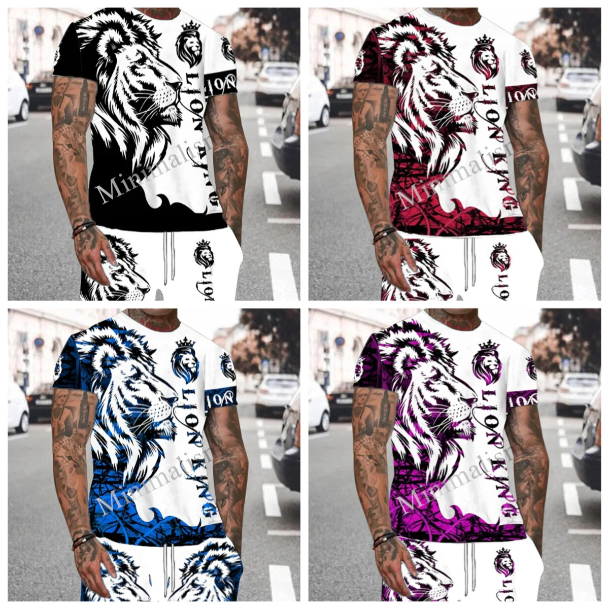 25-26 Summer Hot-selling Fashion Trend Luxury Suit 3D Printing American Street Breathable Quick-drying T-shirt Shorts Set
25-26 Summer Hot-selling Fashion Trend Luxury Suit 3D Printing American Street Breathable Quick-drying T-shirt Shorts Set