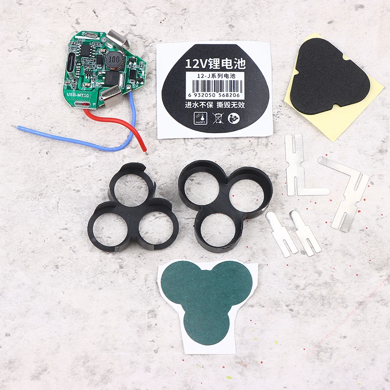 12V 3Cells 20A 18650 Rechargeable Lithium Battery Type-C Charging For Angle Grinder Electric Drill Screwdriver Spare Mak Battery
12V 3Cells 20A 18650 Rechargeable Lithium Battery Type-C Charging For Angle Grinder Electric Drill Screwdriver Spare Mak Battery