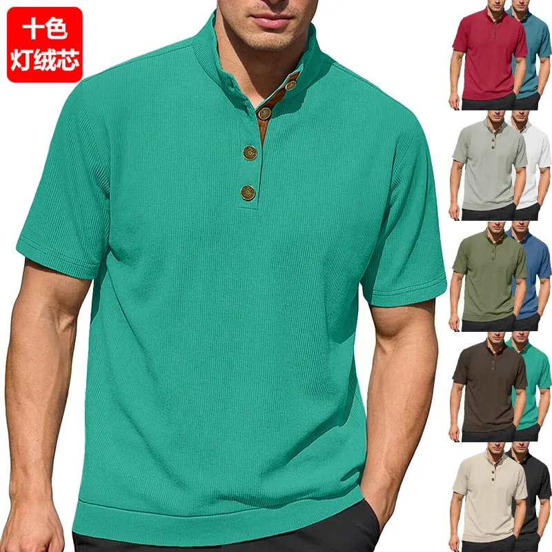 Streetwear Clothing Sweatshirt Men's Stand Collar Pullover Loose Fit Striped Knit Top Button Front Casual Shirt Solid Color
Streetwear Clothing Sweatshirt Men's Stand Collar Pullover Loose Fit Striped Knit Top Button Front Casual Shirt Solid Color