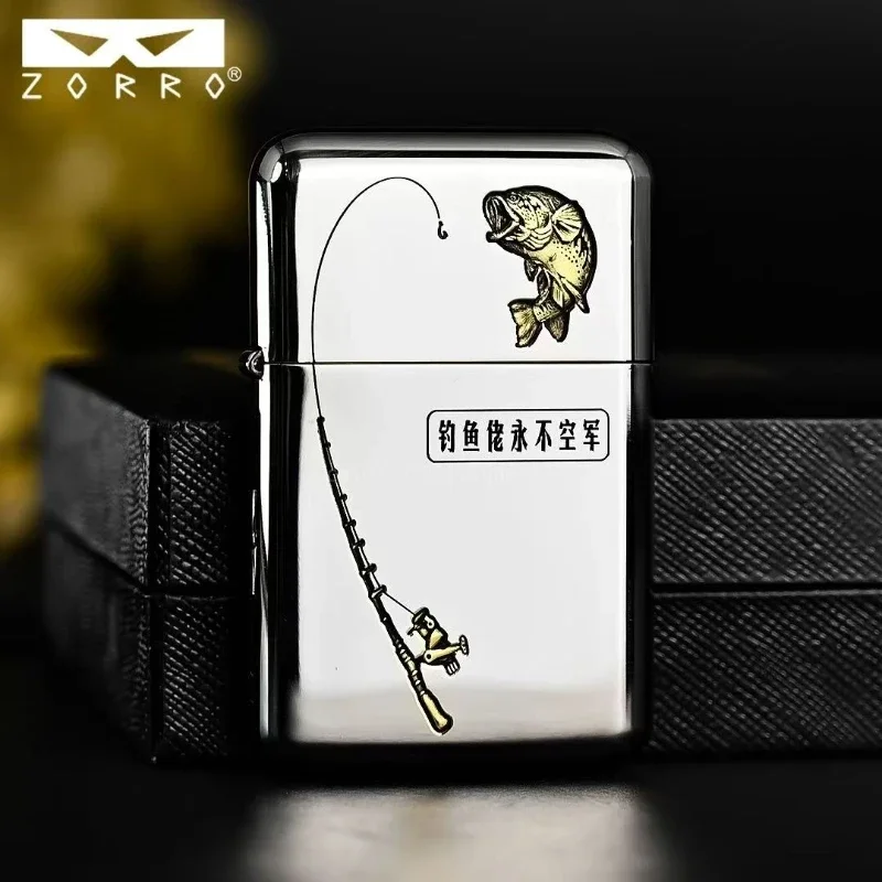 2026ZORRO 3rd Generation 790 High-end White Nickel Two-color Double-sided Keroseine Lighter Creative Windproof Firer Pure Copper
2026ZORRO 3rd Generation 790 High-end White Nickel Two-color Double-sided Keroseine Lighter Creative Windproof Firer Pure Copper
