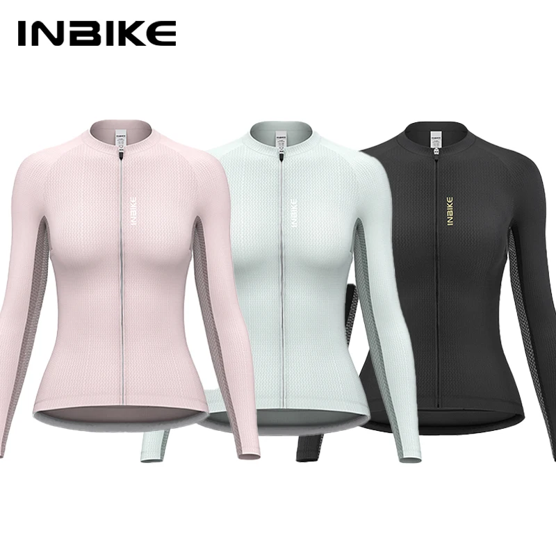 INBIKE Women's Cycling Jerseys Long Sleeve Bike Biking Shirts Moisture-wicking Full Zip with Pockets Road Bicycle MTB Clothing
INBIKE Women's Cycling Jerseys Long Sleeve Bike Biking Shirts Moisture-wicking Full Zip with Pockets Road Bicycle MTB Clothing
