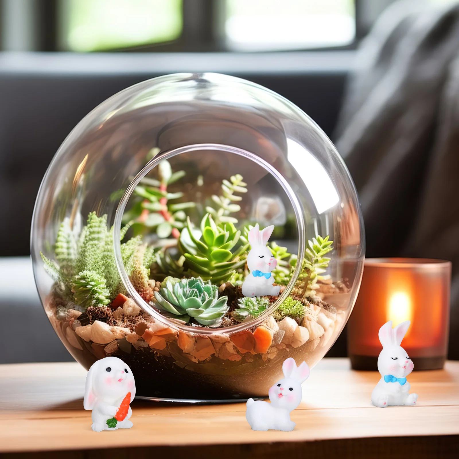 8 Pcs White Rabbit Decoration Mini Bunny Figurines Resin Ornaments Artificial Desk Home Garden Statue Animal Tiny
8 Pcs White Rabbit Decoration Mini Bunny Figurines Resin Ornaments Artificial Desk Home Garden Statue Animal Tiny