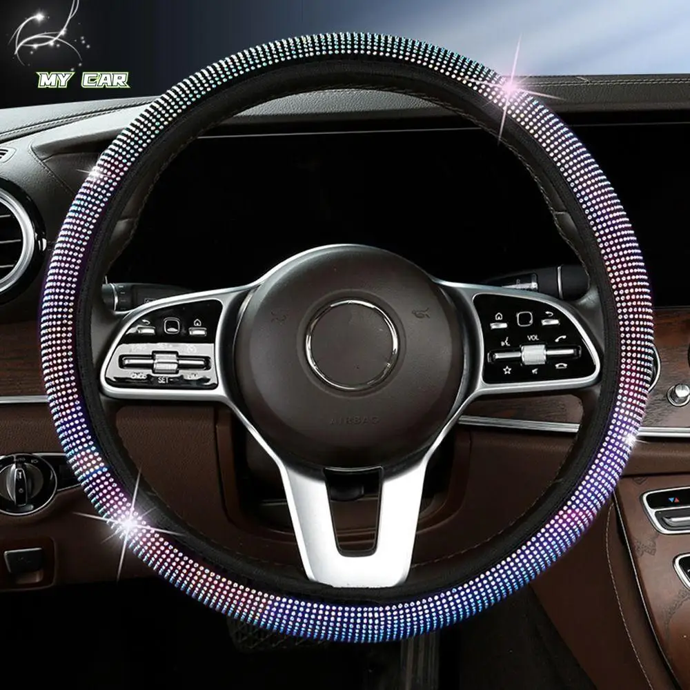 Anti-Slip Bling Steering Wheel Cover Rhinestone Elastic Sparkling Steering Wheel Sleeve Breathable Comfortable
Anti-Slip Bling Steering Wheel Cover Rhinestone Elastic Sparkling Steering Wheel Sleeve Breathable Comfortable
