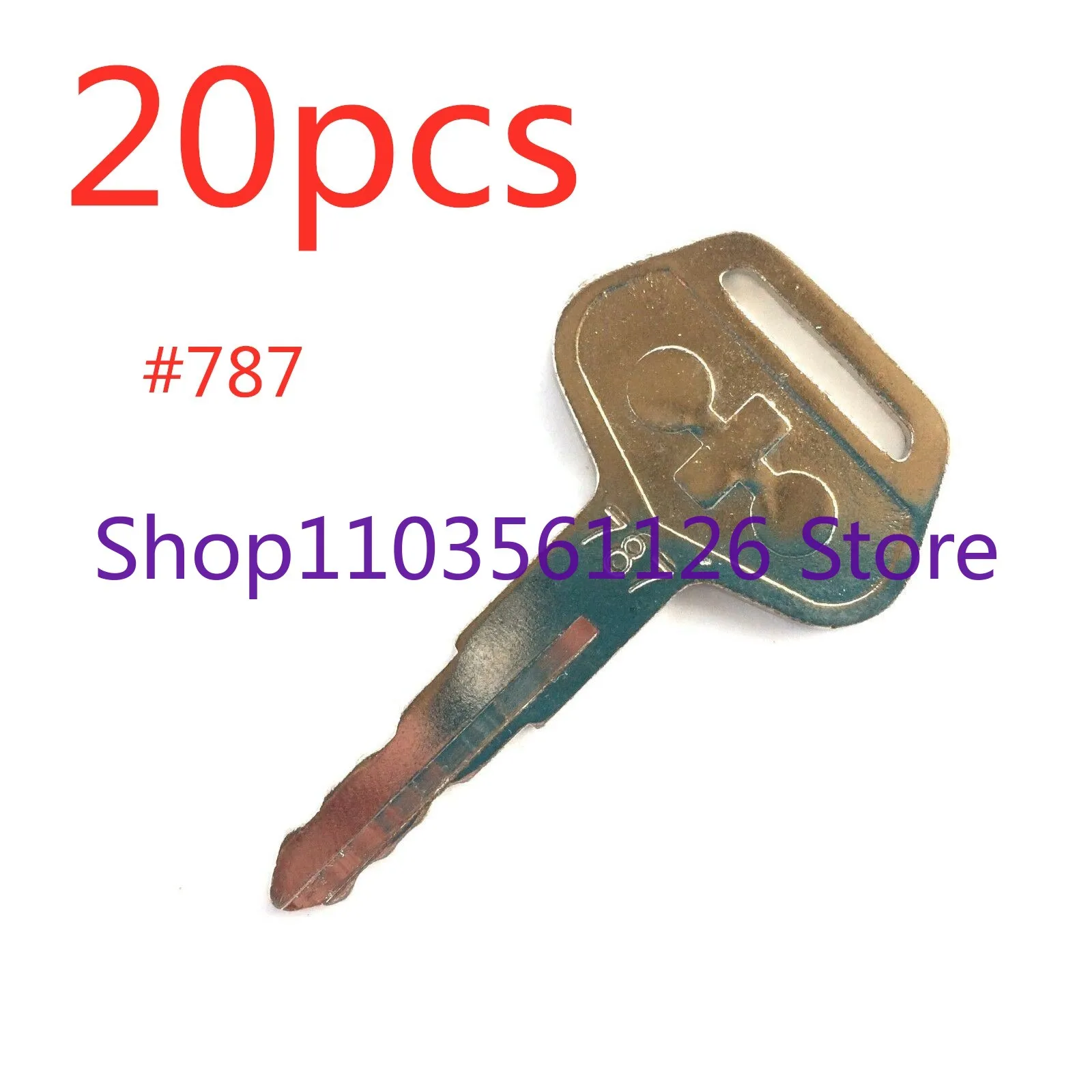 20pcs For Komatsu Heavy Equipment 787 Key Excavator Dozer Loader Backhoe Starter Free Shipping
20pcs For Komatsu Heavy Equipment 787 Key Excavator Dozer Loader Backhoe Starter Free Shipping