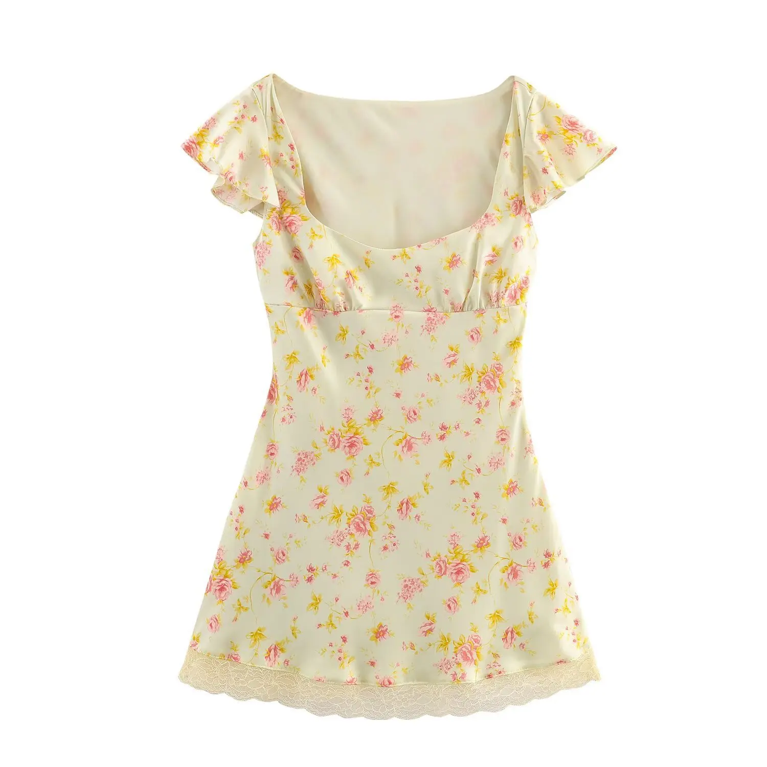Sweet Yellow Print Mini Slim Dress Lace Satin Short Dress New 2025 Spring Autumn Fashion Party Dinner Holiday Lady Dres
Sweet Yellow Print Mini Slim Dress Lace Satin Short Dress New 2025 Spring Autumn Fashion Party Dinner Holiday Lady Dres