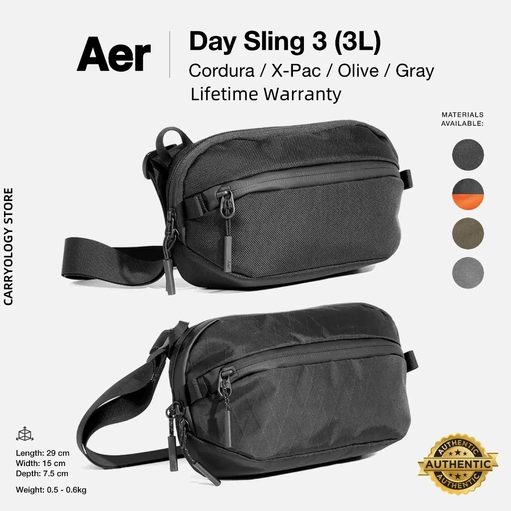 Сумка-слинг Aer Day 3 (X-Pac / 1680D баллистический нейлон) с пожизненной гарантией, 100% подлинный, компактный кросс-боди для повседневного использования
Сумка-слинг Aer Day 3 (X-Pac / 1680D баллистический нейлон) с пожизненной гарантией, 100% подлинный, компактный кросс-боди для повседневного использования