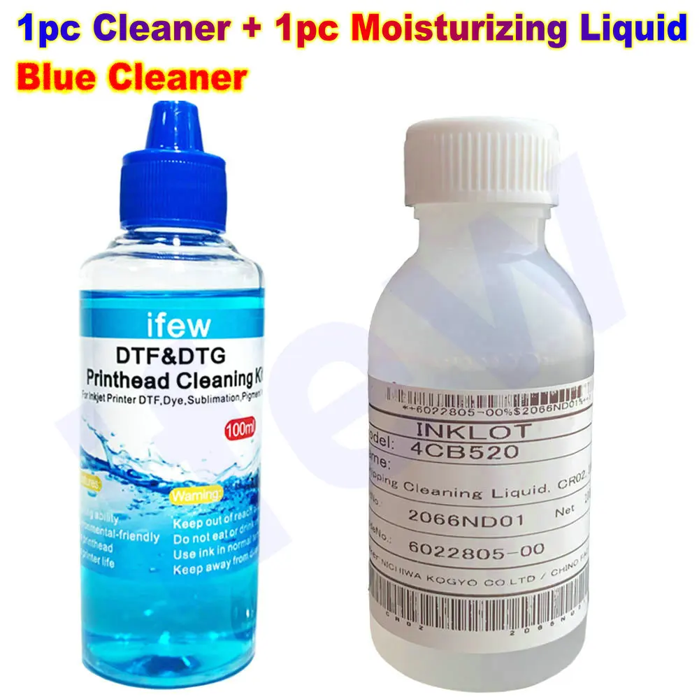 Printhead Nozzle Repair Maintenance Clean Kits Set Printer Head Moisturizing Liquid Repair Cleaning Liquid Solution For Epson