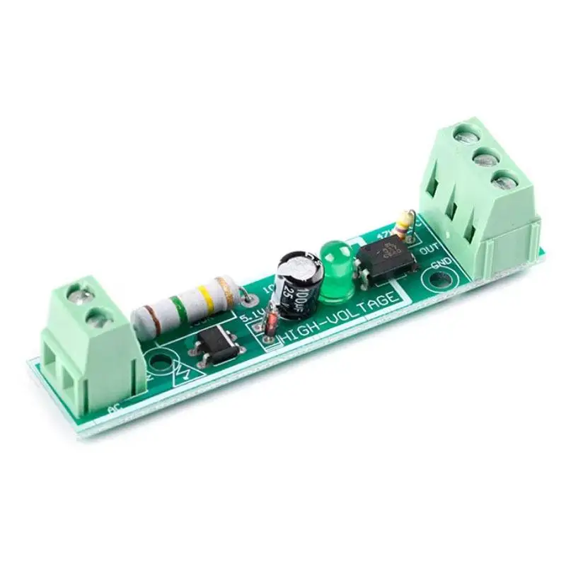 1Pcs High-Voltage Isolation Detector For PLC & Industrial Automation Control 1-Channel 220V AC Optocoupler Module
1Pcs High-Voltage Isolation Detector For PLC & Industrial Automation Control 1-Channel 220V AC Optocoupler Module