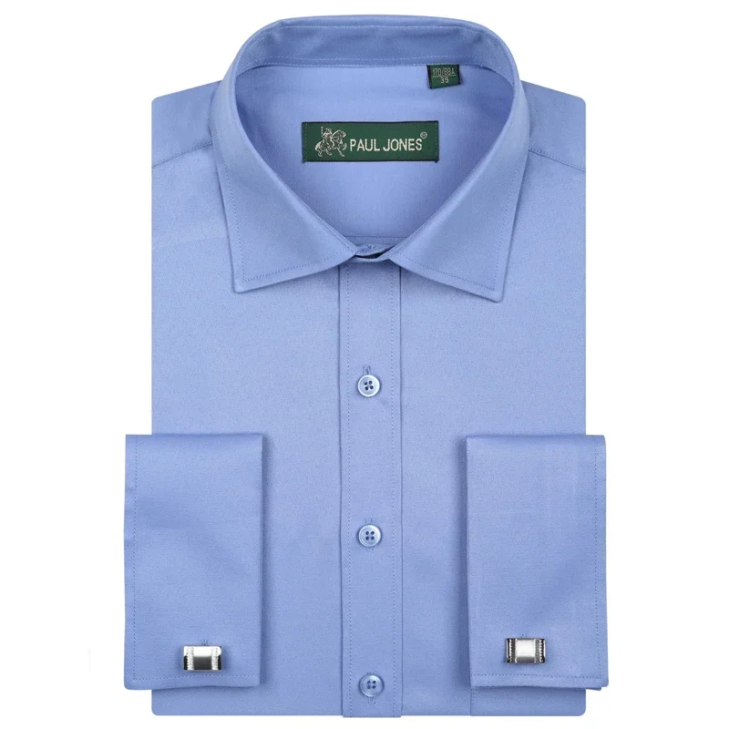 Men's French Style Dress Shirts Men Tuxedo Shirts High Quality Brand Men's Clothing Formal Shirt for Wedding/Party Solid Color
Men's French Style Dress Shirts Men Tuxedo Shirts High Quality Brand Men's Clothing Formal Shirt for Wedding/Party Solid Color