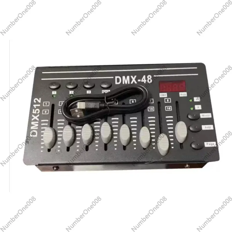 Портативная цифровая консоль DMX-48, контроллер DMX, контроллер световых эффектов для сцены
Портативная цифровая консоль DMX-48, контроллер DMX, контроллер световых эффектов для сцены