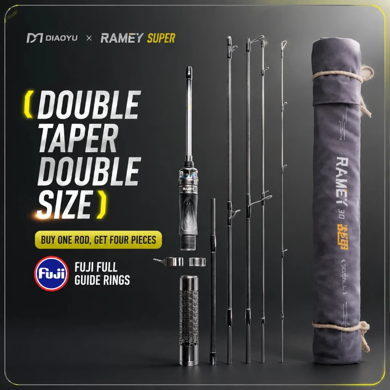 Fishingfans Lanxi 3.0 Armor UL Dual Use Rod 4+1 Sections, Spinning&Casting Switchable, Full FUJI Guides
Fishingfans Lanxi 3.0 Armor UL Dual Use Rod 4+1 Sections, Spinning&Casting Switchable, Full FUJI Guides