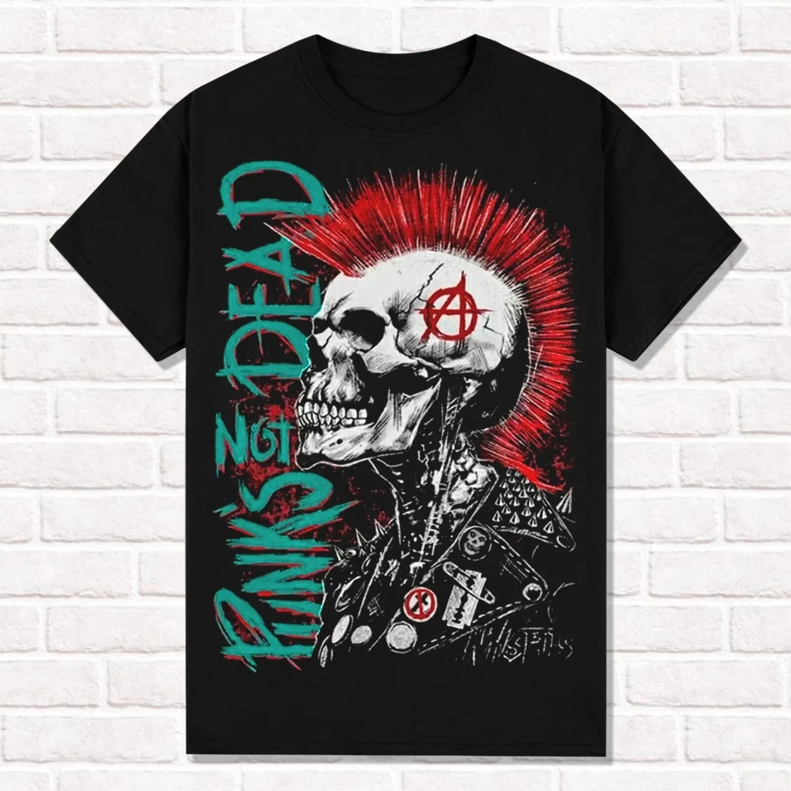 Punk's Not Dead T-Shirt Punk Rock Hard Rock Heavy Metal Anarchy T Shirt Tees Tops Unisex Cotton Short Sleeve High Street
Punk's Not Dead T-Shirt Punk Rock Hard Rock Heavy Metal Anarchy T Shirt Tees Tops Unisex Cotton Short Sleeve High Street